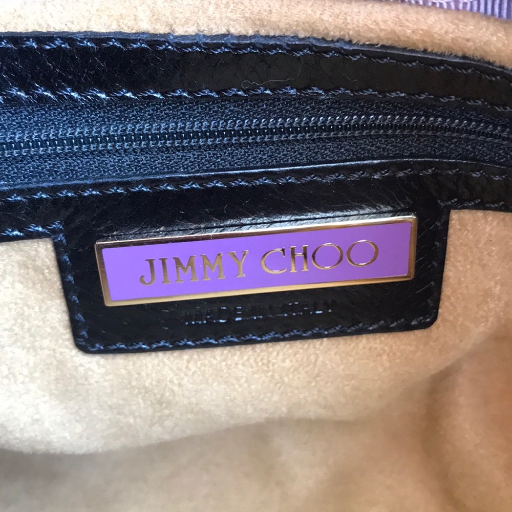 ❤️SOLD❤️Authentic Jimmy Choo Ramona Stud Black Leather bag - Picture 9 of 16